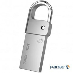 Flash drive USB 32GB T&G 027 Metal Series Silver (TG027-32G)