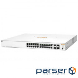 Network switch Cisco SG350X-48-K9-EU Тип - управляемый 3-го уровня, форм-фактор - в стойку, количество портов - 54, порты - SFP+, Gigabit Ethernet, комбинированный, возможность удаленного управления - управляемый, коммутационная способность - 176 Гбит/ с, размер таблицы МАС-адресов - 64000 Кб, корпус - Металический, 48x10/ 100/ 1000TX, 2хSFP+ HP IOn 1930 24G 4SFP+ 370W (JL684A)