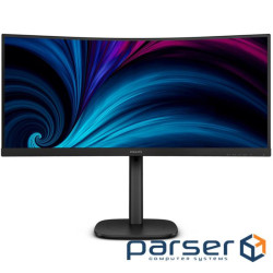 Монітор Philips 34B2U3600C, WQHD, VA, 120Гц, вигн., HDMI, DP, USB-C, RJ-45, USB-hub, (34B2U3600C/00)