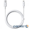 Кабель Baseus Silky Series Fast Charging Lightning 2.4A (2m) white (P10377702213-01)