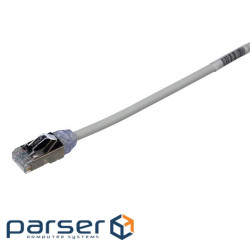 Патч-корд FTP 28AWG, кат 6A, 15м, сірий (STP28X15MIG)