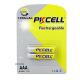 Акумулятор PKCELL 1.2V AAA 1200mAh NiMH Rechargeable Battery,2 штуки в блістері ціна за бл (09339)