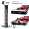 Набір кабелів для блоку живлення QUBE 1*24P MB, 2*4+4P CPU,2*6+2P VGA Black-Red (QBWSET24P2x8P2x8PBR)