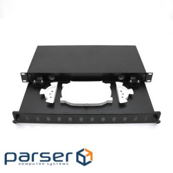 Оптична патч-панель Merlion ML-OP-S407A-12C 12-канальна, SC Simplex adapter, (485*340*44мм) )