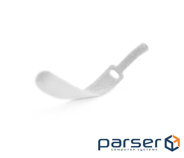 Стяжки на липучці Voltronic 12х150 мм White (06349)