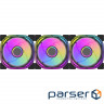 Fan DARKFLASH Infinity 24 Pro PWM ARGB Black 3-Pack (INF24 3IN1(PWM) black)