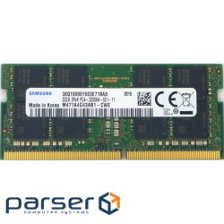 Оперативна пам'ять SAMSUNG SO-DIMM DDR4 3200MHz 32GB (M471A4G43AB1-CWE)