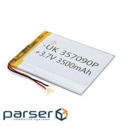 Літій-полімерний акумулятор 4*70*90mm (Li-ion 3.7В 3500мА&middot,ч) (047090) ) (047090)