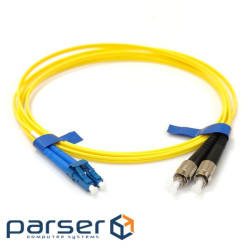 Патчкорд FC/UPC-LC/UPC SM 10м Duplex Slim (UPC-10FCLC(SM)D(ON)S)