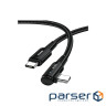 Дата кабель USB-C to USB-C 3.0m 100W 90 corner black Essager (EXCTT1-CGWTC01)