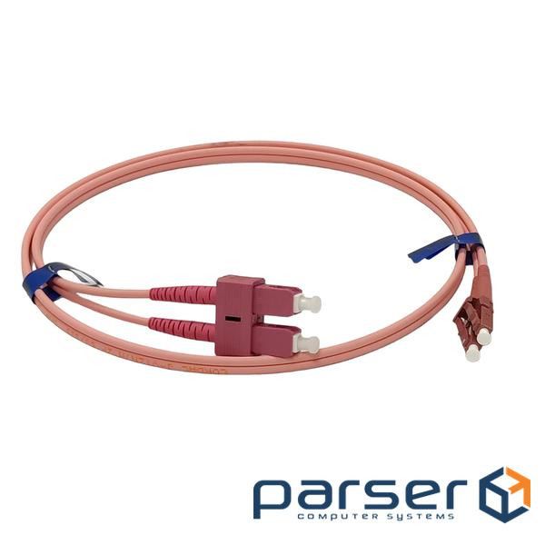Patch cord SC / UPC-LC / UPC MM (OM4) 15m Duplex (UPC-15SCLC(OM4)D(ON))