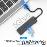 USB хаб VENTION 4-in-1 USB-C to USB3.0x4/Micro-B Power (TGKBB)
