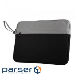 Laptop bag 16'' Okade T53, Black/Grey, nylon, microfiber interior , (T53.16BK)