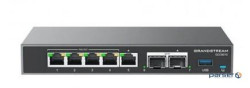 Grandstream GCC6010, All-in-one convergence device: VPN Router, NGFW, Switch and IP PBX. 2x SFP