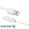 Кабель Hoco X1 Lightning (3m) white (10355)