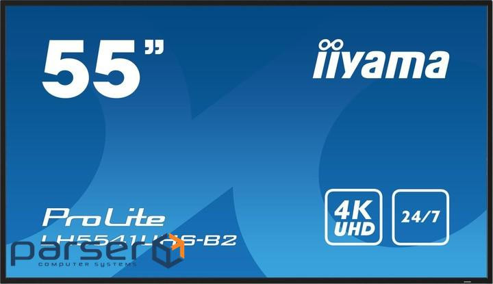 54.6" 16:9 IPS UHD РК дісплей, 18/7, медіаплеєр, 1xVGA/3xHDMI/1xRS232/1xLAN/1xUSB 2.0 (LH5541UHS-B2)