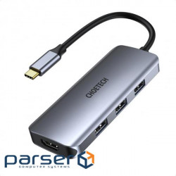 Концентратор Choetech HUB-M19 7 in 1 USB-C to HDMI Multiport Adapter