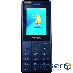 Мобільний телефон Tecno T372 TripleSIM Deep Blue (4895180746826)