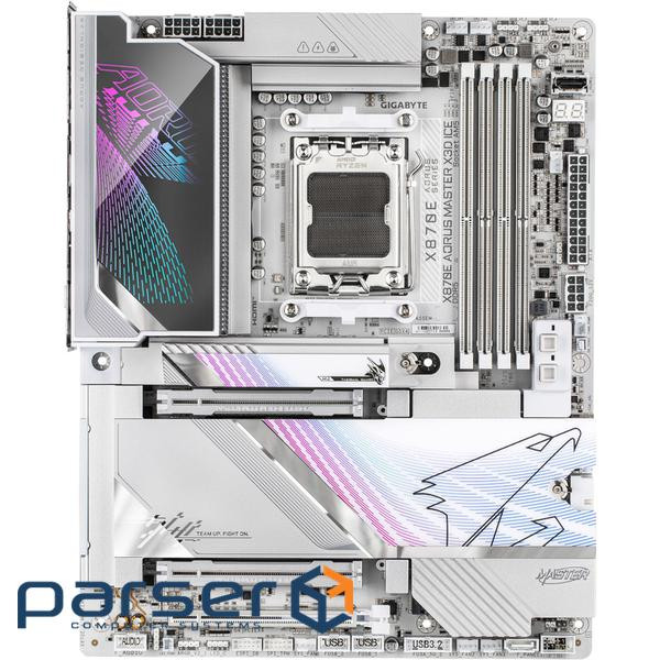 Материнська плата Gigabyte AORUS X870E Master X3D Ice (X870E AORUS MASTER X3D ICE)