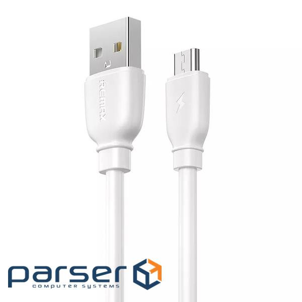 Кабель Remax Suji USB - micro USB (M/M), 1 м White (RC-138m W)