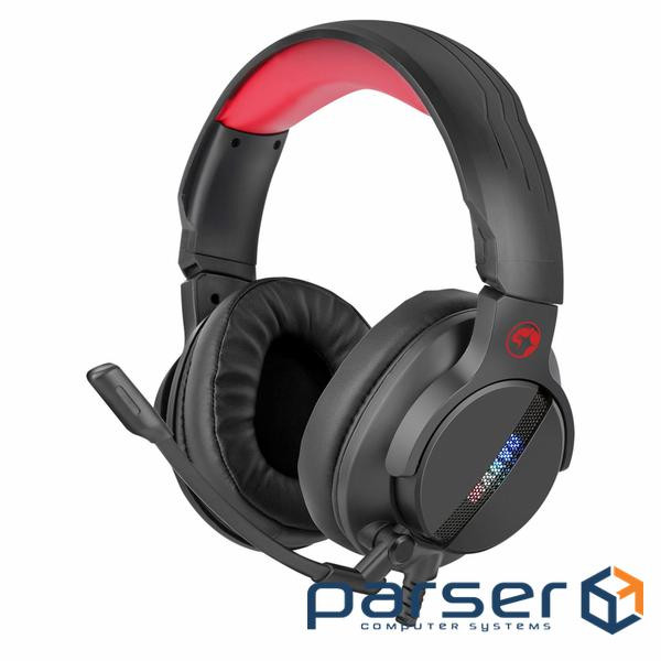 Навушники Marvo RGB-LED Black (HG9065)