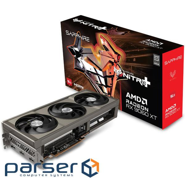 Відеокарта SAPPHIRE Nitro+ Radeon RX 9060 XT 16GB (11350-01-20G)