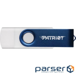 Флеш накопичувач USB 32Gb Patriot Xporter X550, Blue/White, Type-C/USB 3.2 Gen 1, до (PS32GX550AAD)
