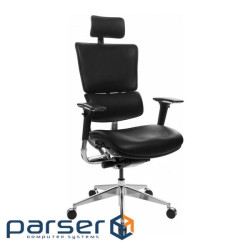 Офісне крісло GT Racer X-807 Black (X-807 Leather Black (P-02))