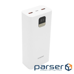 Power Bank FONENG P55 30000mAh, 2*USB+Tepe-C, White, 0.580kg, Box (FONENG P55 / W)