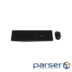 CANYON SET-W01 Keyboard+Mouse Wireless Black (CNE-HSETW01)