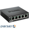 D-Link SWT DES-105 5-Port 10/100 Desktop Switch 1Gbps Metal Casing