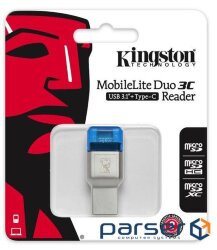 Flash Card Reader Kingston USB 3.1/Type C MobileLite Duo 3C (FCR-ML3C)
