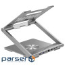 Canyon Laptop stands with hub, TYPE C F to HDMI2.0+2USB3.0+USBC3.0+RJ45+PD, TYEP C TO C c (CNS-SDS2)