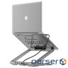Canyon Laptop stands with hub, TYPE C F to HDMI2.0+2USB3.0+USBC3.0+RJ45+PD, TYEP C TO C c (CNS-SDS2)