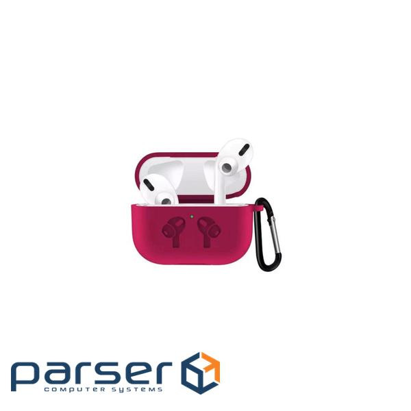 Чохол для навушників BeCover Silicon Protection для Apple AirPods Pro Rose Red (704504)