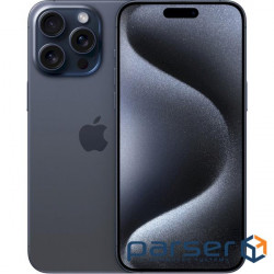 Смартфон APPLE iPhone 15 Pro Max 1TB Blue Titanium (MU7G3RX/A)
