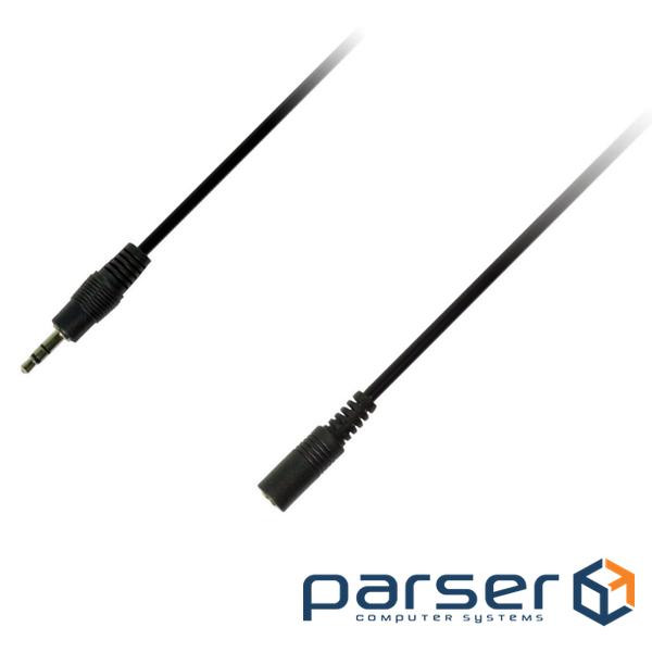 Кабель мультимедійний AUX 3.5mm M - 3.5 F 1.5m Piko (1283126473937)