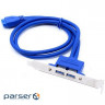 Планка розширення USB 3.0, на задню панель, 2 порти (15259)
