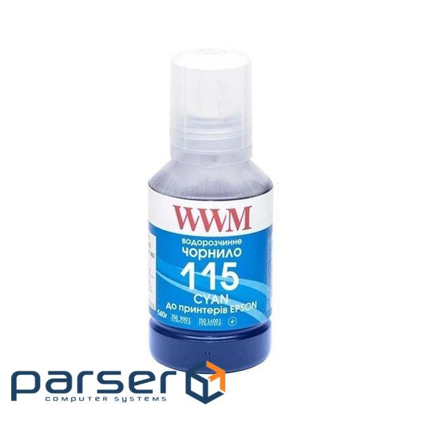 Чорнило WWM Epson L8160/L8180 140г Cyan (E115C) KeyLock (E115C-WWM)