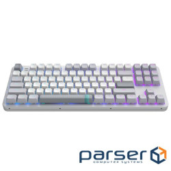 Клавіатура Dark Project ALU87 Daylight ABS RGB Mech G3MS Zircon White/Grey (DPKB_DAYLIGHT_87_ANSI_UA