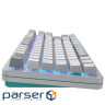 Клавіатура Dark Project ALU87 Daylight ABS RGB Mech G3MS Zircon White/Grey (DPKB_DAYLIGHT_87_ANSI_UA