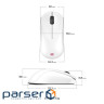 Миша ігрова бездротова, симетрична, біла ZOWIE U2‑DW WHITE (9H.N4PBE.A3E)