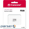 Карта пам"яті Transcend 4GB microSD class 10 (TS4GUSD300S)