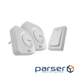 Дверний дзвінок EMOS бездротовий P5731 220В 2 приймачі (180м)