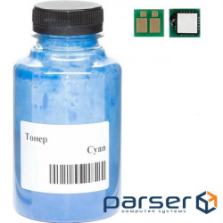 Toner Canon 054H MF641/643/645, LBP-621/623, 70г 2.3K Cyan +chip AHK (3203747)