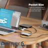 Док-станція DIGITUS USB-C > HDMI/2xUSB-A/USB-C/SD/MicroSD/RJ54 (DA-70914)