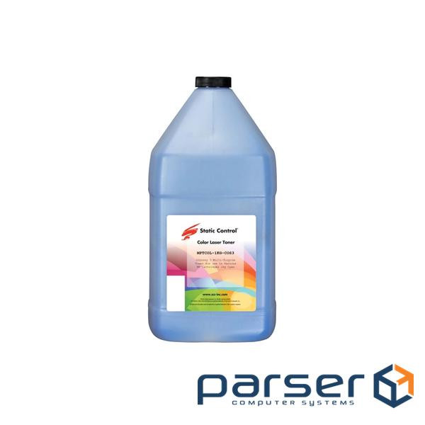 Тонер HP/Canon MPTCOL OS3 original1кг cyan Static Control (MPTCOL-1KG-COS3)