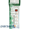 Подовжувач DEFENDER S418 White, 4 розетки, 1.8м (992370)