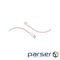 Дата кабель USB-C to USB-C 1.2m Promate (ecoline-cc120.pink)