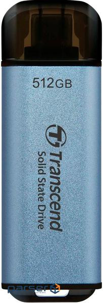 Портативний SSD Transcend 512GB USB 3.1 Gen 2 Type-C ESD300 (TS512GESD300C)